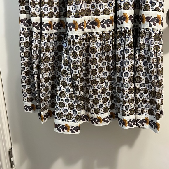 Tory Burch printed puff sleeve dress xsmall - Picture 6 of 15